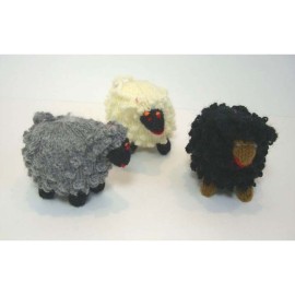 Miniature mouton en laine et coton