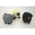 Miniature mouton en laine et coton